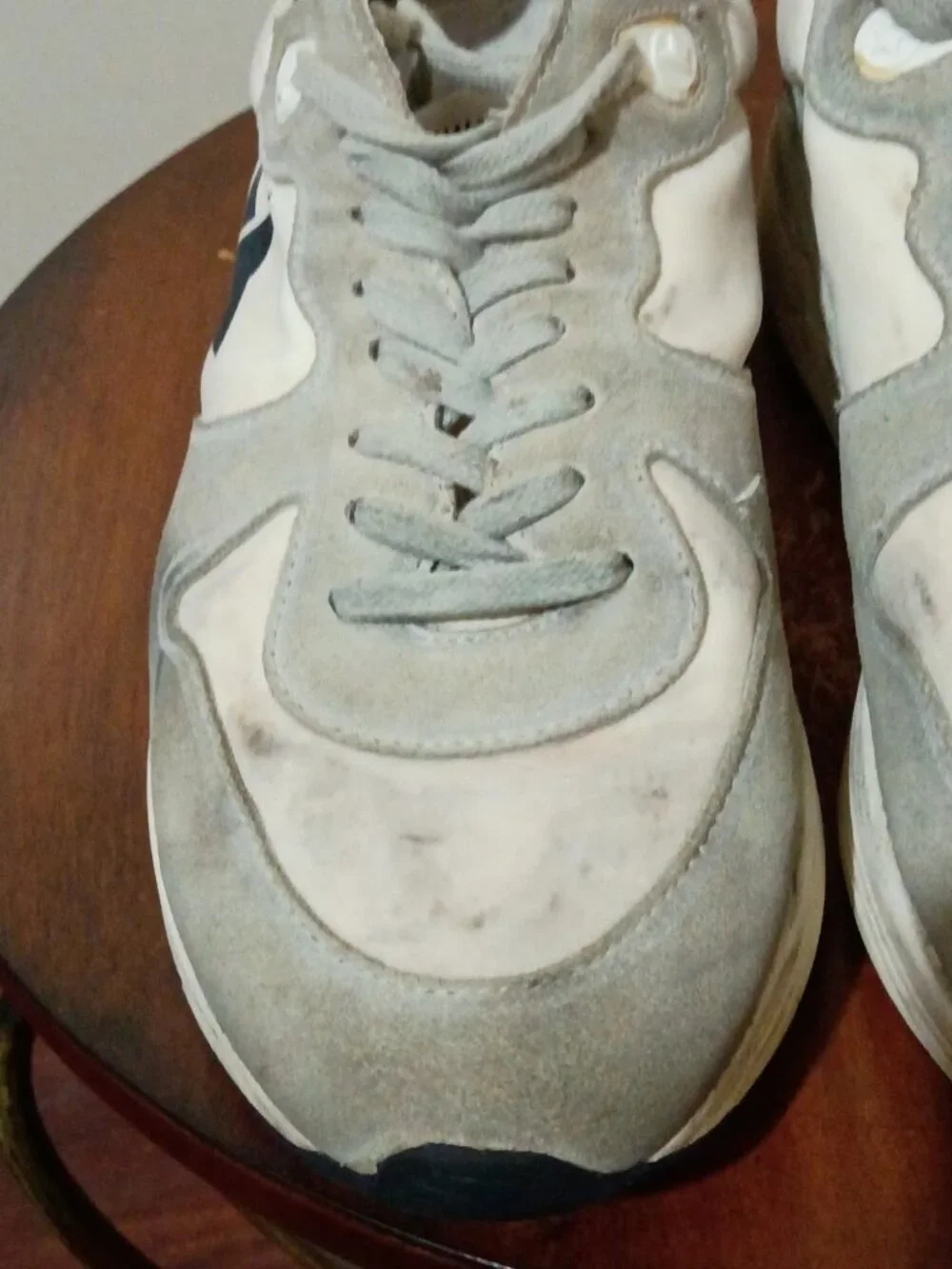 Golden Goose Running Sole Women's White Gray Sneakers EU38 US8